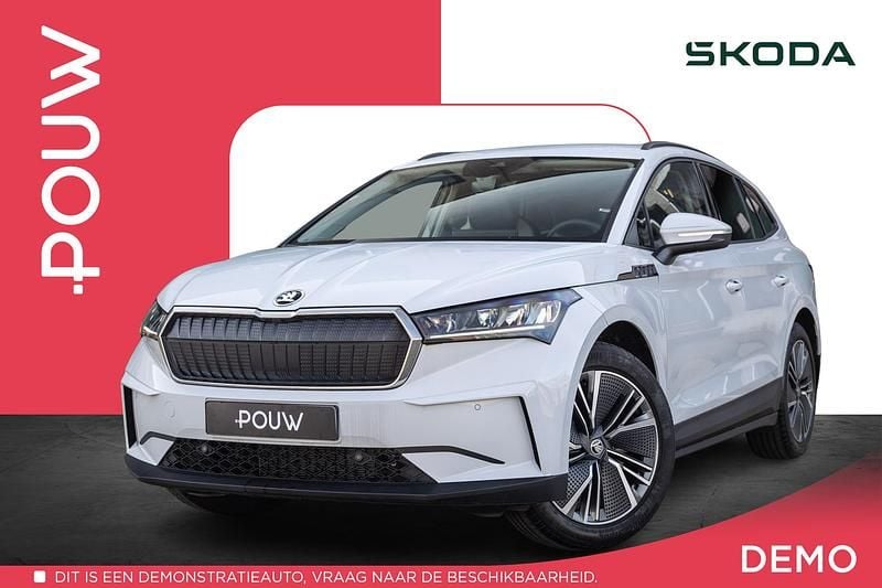 Wit Gebruikt 2024 Skoda Enyaq iV Business Line SUV | € 31.450 (Goede deal) - Afbeelding 1/4