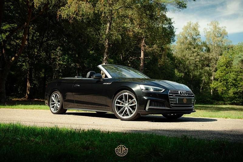 Zwart Gebruikt 2017 Audi A5 Cabriolet Proline Cabriolet | € 37.950 (Eerlijke prijs) - Afbeelding 1/4