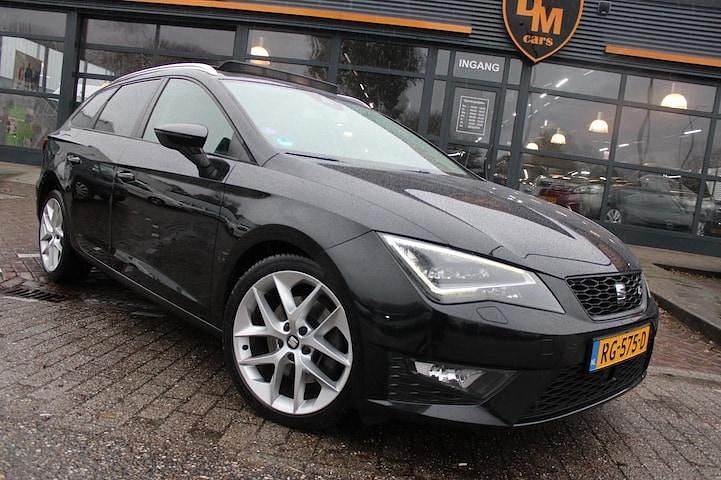 Occasion Seat Leon ST FR 180 PK (132 kW) 2014 Zwart Stationwagen