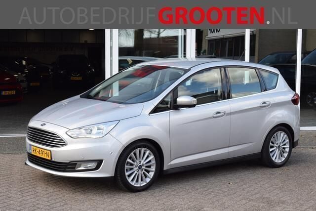 Grijs Gebruikt 2018 Ford C-MAX Titanium MPV | € 11.499 (Eerlijke prijs) - Afbeelding 1/4