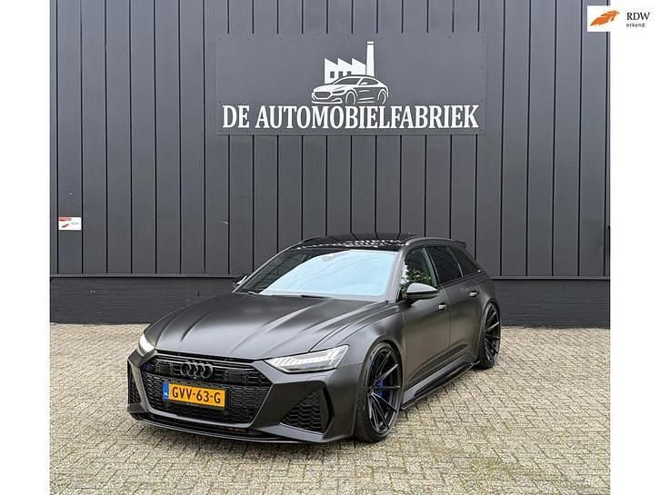 Zwart Gebruikt 2020 Audi RS6 Stationwagen | € 91.999 - Afbeelding 1/4