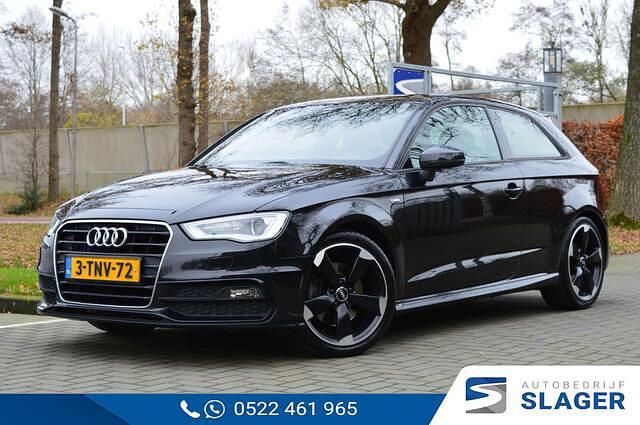 Zwart Gebruikt 2014 Audi A3 Ambition Hatchback | € 7.950 (Goede deal) - Afbeelding 1/4