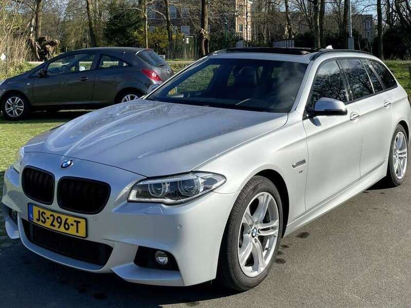 Zilver Gebruikt 2016 BMW 520 M Sport Stationwagen | € 16.900 (Eerlijke prijs) - Afbeelding 1/4