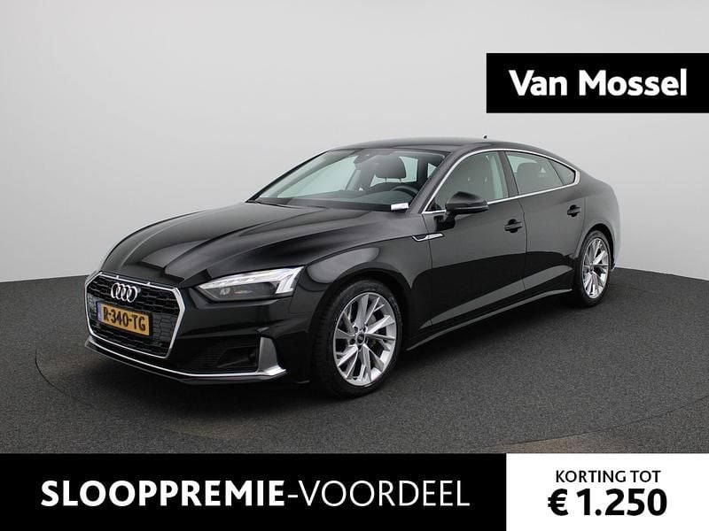 Zwart Gebruikt 2021 Audi A5 Sportback Proline Hatchback | € 32.900 (Eerlijke prijs) - Afbeelding 1/4