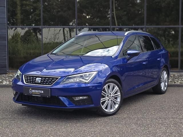 Blauw Gebruikt 2018 Seat Leon ST XCELLENCE Stationwagen | € 14.445 (Eerlijke prijs) - Afbeelding 1/4