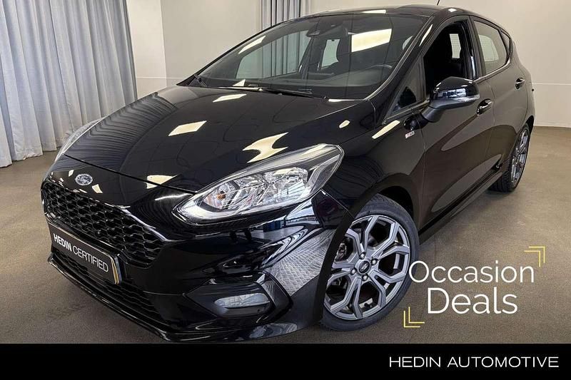 Zwart Occasion 2018 Ford Fiesta ST-Line Hatchback | € 12.745 (Eerlijke prijs) - Afbeelding 1/3