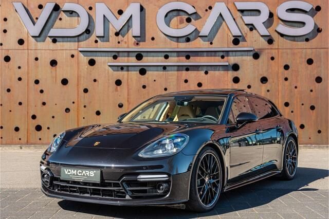 Zwart Gebruikt 2022 Porsche Panamera S E-Hybrid Platinum Edition Sedan | € 89.900 (Super prijs) - Afbeelding 1/4