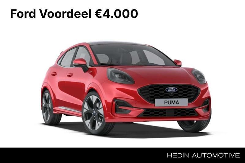 Rood Nieuw 2025 Ford Puma ST-Line X SUV | € 33.490 (Eerlijke prijs) - Afbeelding 1/4