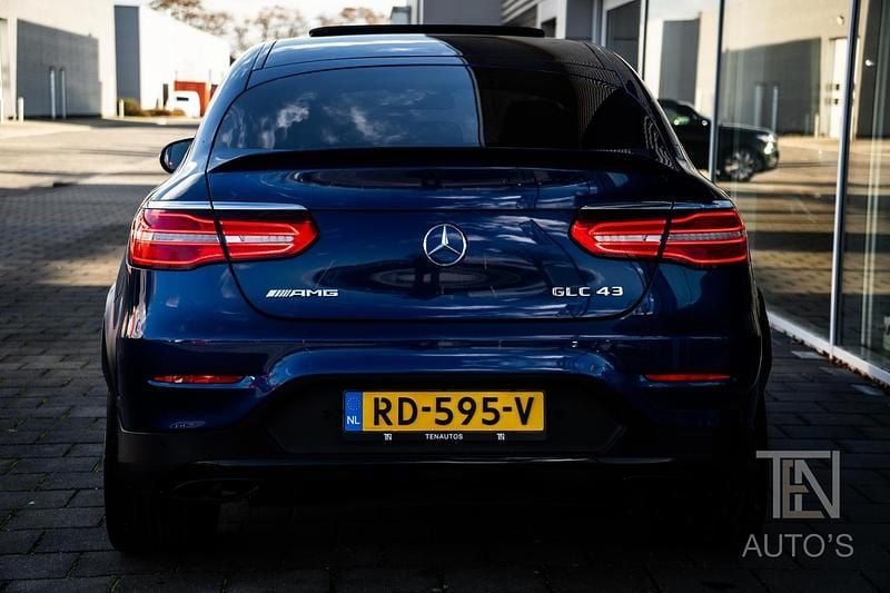 Occasion Mercedes GLC43 AMG AMG 368 PK (270 kW) 2017 Blauw Coupé