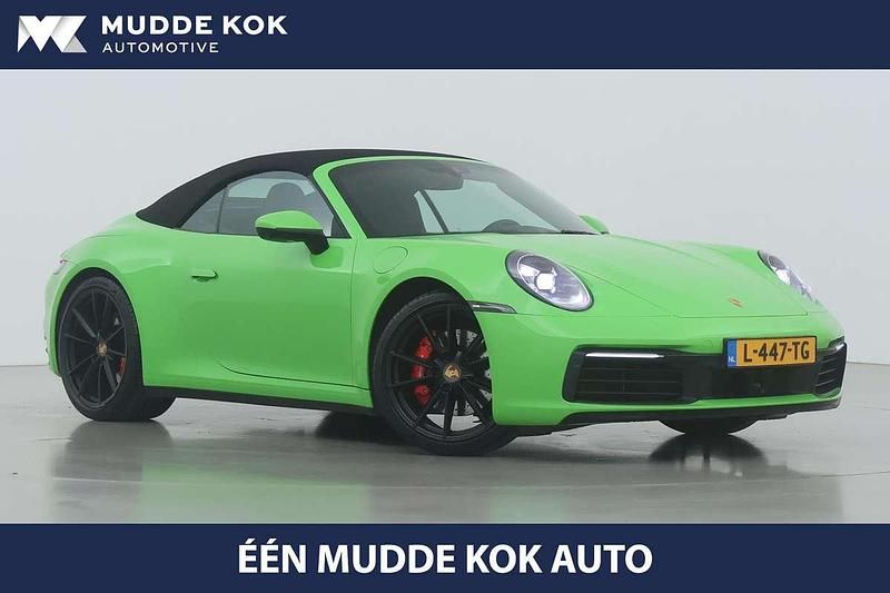Groen Occasion 2019 Porsche 911 Carrera Cabriolet Sport Cabriolet | € 139.700 (Goede deal) - Afbeelding 1/4
