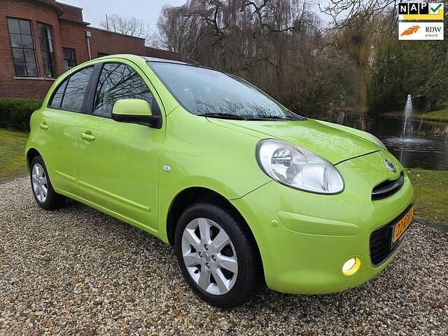 Occasion Nissan Micra Tekna 80 PK (58 kW) 2011 Groen Hatchback