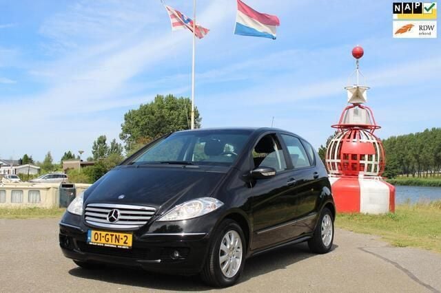Zwart, metallic lak Gebruikt 2008 Mercedes A170 Elegance MPV | € 5.750 (Eerlijke prijs) - Afbeelding 1/4