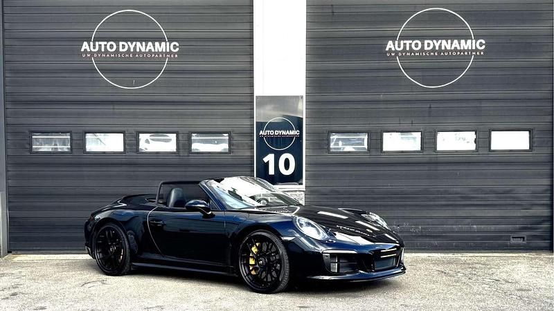 Occasion Porsche 911 Carrera Cabriolet 451 PK (331 kW) 2018 Zwart Cabriolet