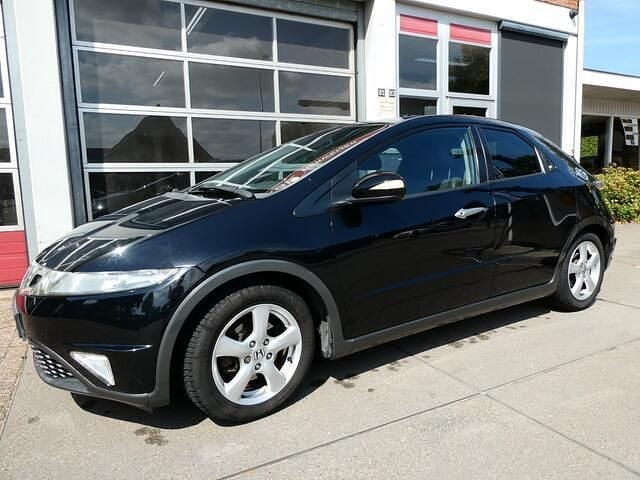Zwart Gebruikt 2009 Honda Civic Hatchback | € 3.999 (Goede deal) - Afbeelding 1/4