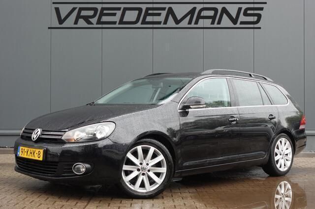 Zwart, metallic lak Gebruikt 2009 VW Golf VI Comfortline Stationwagen | € 3.750 (Super prijs) - Afbeelding 1/4