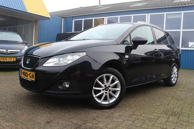 Zwart (metallic) Occasion 2011 Seat Ibiza ST Stationwagen | € 4.888 (Eerlijke prijs) - Afbeelding 1/4