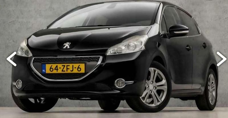Occasion Peugeot 208 Allure 82 PK (60 kW) 2012 Zwart Hatchback