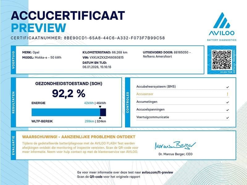 Occasion Opel Mokka-e GS Line 100 kW (136 PK) 2021 Zwart SUV