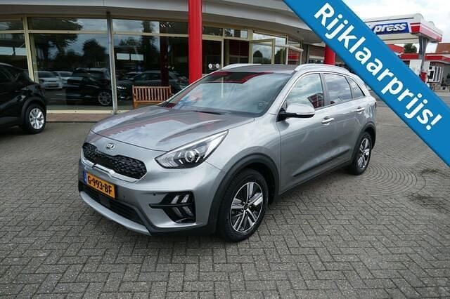 Grijs, metallic lak Gebruikt 2019 Kia Niro SUV | € 17.400 (Super prijs) - Afbeelding 1/4