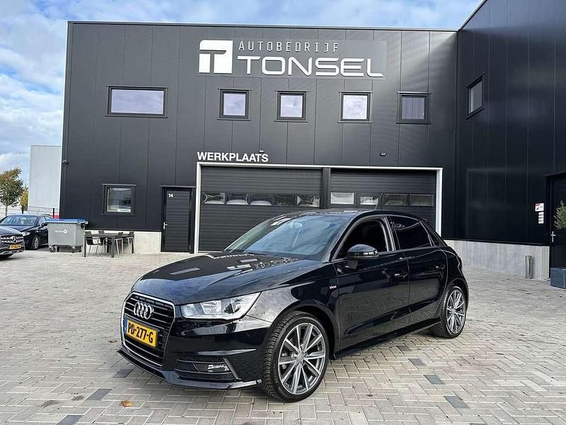 Zwart Gebruikt 2017 Audi A1 Sportback S-Line Hatchback | € 12.950 (Eerlijke prijs) - Afbeelding 1/4