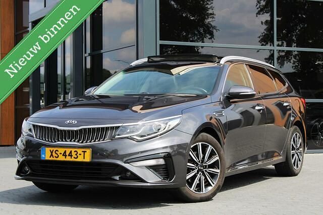 Grijs Gebruikt 2019 Kia Optima Stationwagen | € 23.750 (Eerlijke prijs) - Afbeelding 1/4