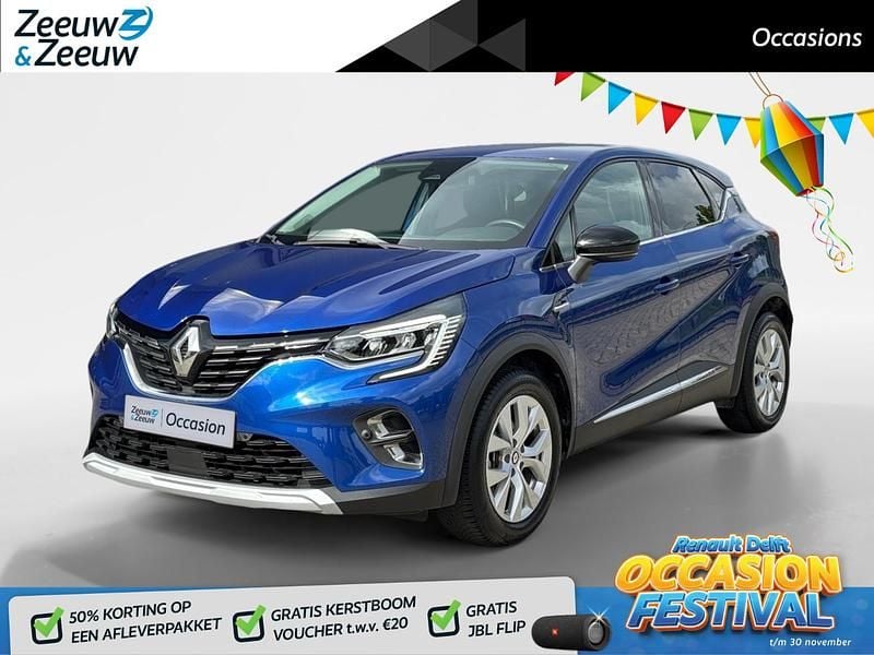 Blue iron (donker blauw) Gebruikt 2022 Renault Captur Intens SUV | € 21.435 (Goede deal) - Afbeelding 1/4