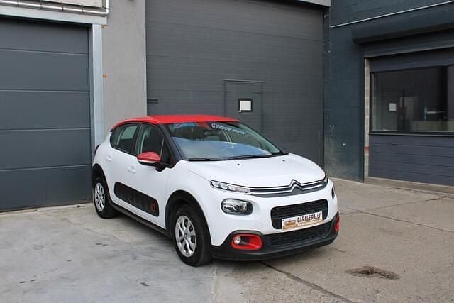 Wit Gebruikt 2020 Citroën C3 Feel Hatchback | € 6.950 (Super prijs) - Afbeelding 1/4