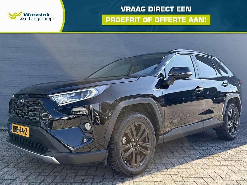 Zwart Gebruikt 2019 Toyota RAV4 Hybrid Style SUV | € 30.940 (Eerlijke prijs) - Afbeelding 1/4