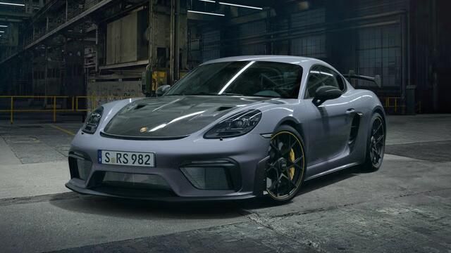Grijs Gebruikt 2022 Porsche 718 Cayman Coupé | € 219.900 (Goede deal) - Afbeelding 1/4