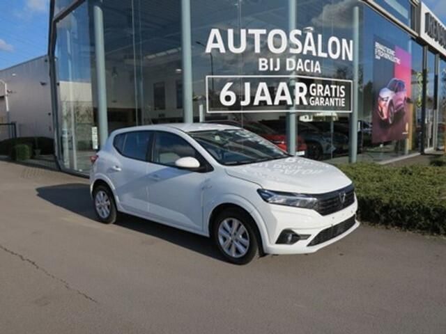 Wit Gebruikt 2021 Dacia Sandero Comfort Hatchback | € 13.490 (Super prijs) - Afbeelding 1/4