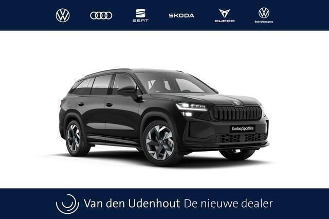 Zwart Nieuw 2025 Skoda Kodiaq Business Line SUV | € 51.190 (Super prijs) - Afbeelding 1/4