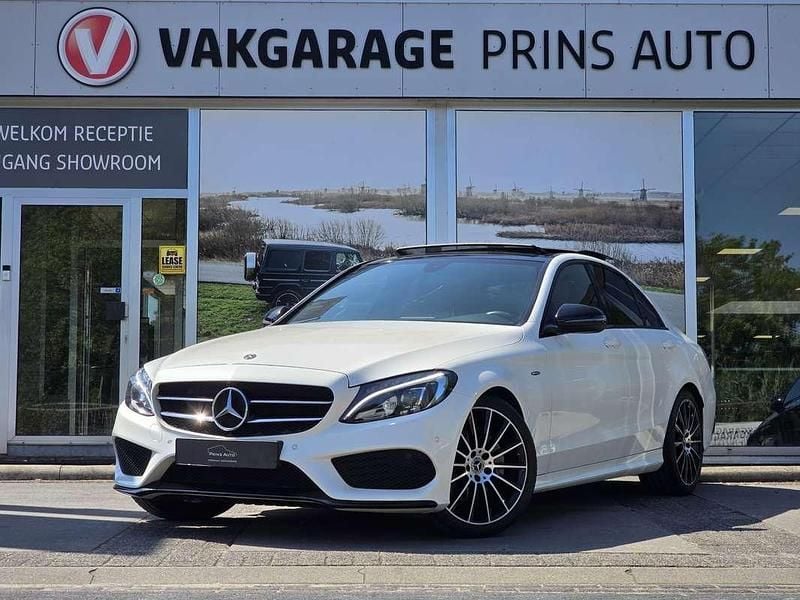 Wit Gebruikt 2017 Mercedes C180 Sport Edition Sedan | € 25.900 (Eerlijke prijs) - Afbeelding 1/4