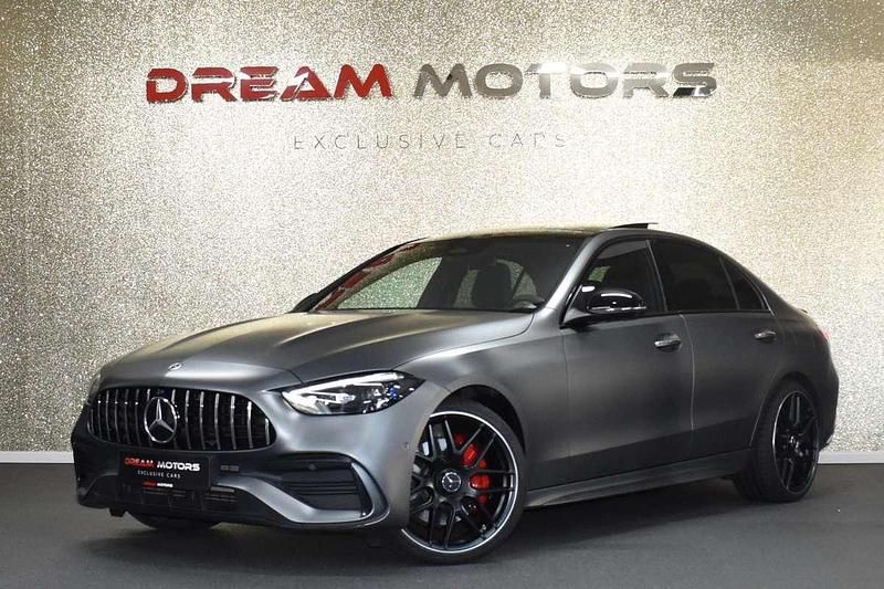 Grijs Gebruikt 2023 Mercedes C63 AMG AMG Sedan | € 56.950 - Afbeelding 1/3