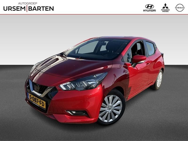 Rood Gebruikt 2023 Nissan Micra Acenta Hatchback | € 15.225 (Eerlijke prijs) - Afbeelding 1/4