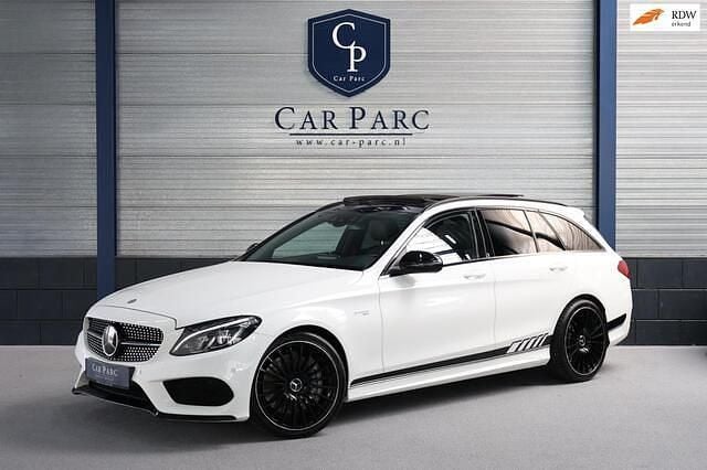 Wit Gebruikt 2016 Mercedes 450 AMG Stationwagen | € 23.495 - Afbeelding 1/4