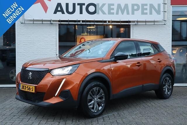 Oranje Gebruikt 2022 Peugeot 2008 Allure SUV | € 17.500 (Super prijs) - Afbeelding 1/4
