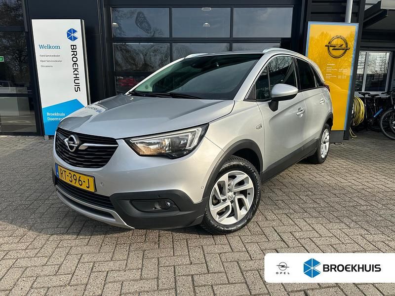 Grijs Occasion 2018 Opel Crossland X Edition+ SUV | € 14.395 (Duur) - Afbeelding 1/4
