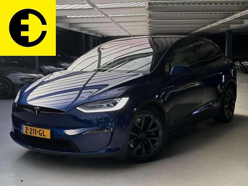 Blauw Gebruikt 2024 Tesla Model X SUV | € 84.950 - Afbeelding 1/4