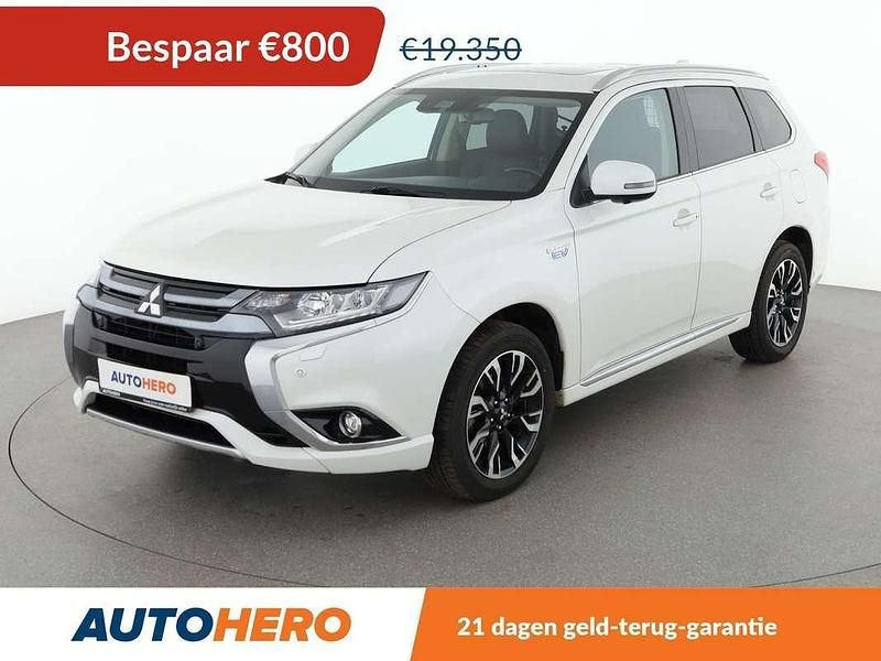 Wit Gebruikt 2018 Mitsubishi Outlander P-HEV Top SUV | € 18.749 (Goede deal) - Afbeelding 1/3