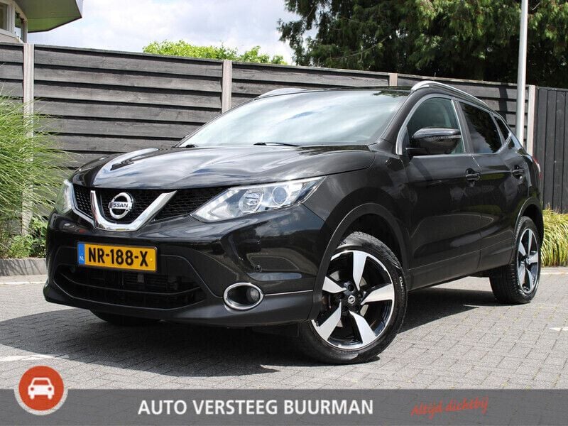 Zwart Gebruikt 2017 Nissan Qashqai N-Connecta SUV | € 16.450 (Eerlijke prijs) - Afbeelding 1/4