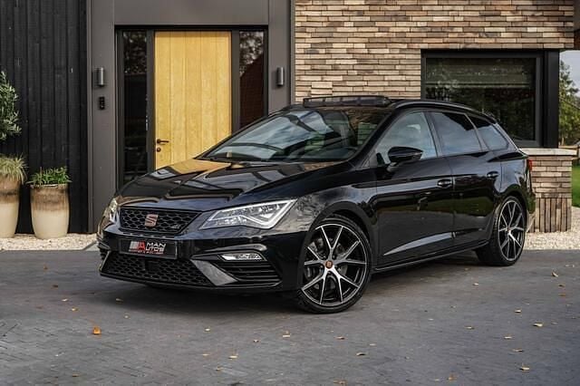 Zwart (metallic) Gebruikt 2020 Cupra Leon Stationwagen | € 29.850 (Eerlijke prijs) - Afbeelding 1/4