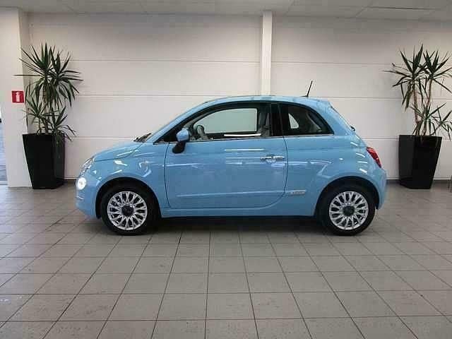 Blauw Gebruikt 2017 Fiat 500 Lounge Hatchback | € 9.490 (Goede deal) - Afbeelding 1/4