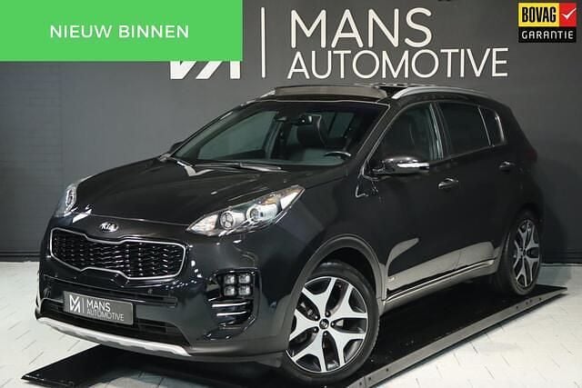 Zwart Gebruikt 2016 Kia Sportage GT-Line SUV | € 19.950 (Eerlijke prijs) - Afbeelding 1/4
