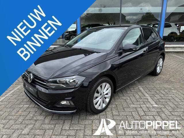 Zwart Gebruikt 2018 VW Polo Highline Hatchback | € 15.900 (Eerlijke prijs) - Afbeelding 1/4