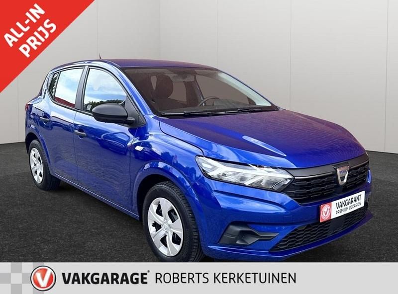 Blauw, metallic lak Gebruikt 2022 Dacia Sandero Essentiel Hatchback | € 13.990 (Goede deal) - Afbeelding 1/4