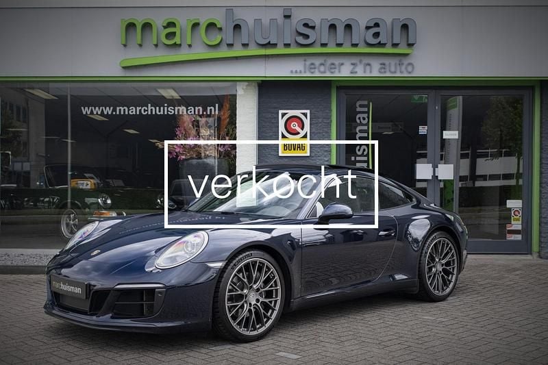Blauw Gebruikt 2018 Porsche 911 Carrera Coupé | € 92.345 (Eerlijke prijs) - Afbeelding 1/4