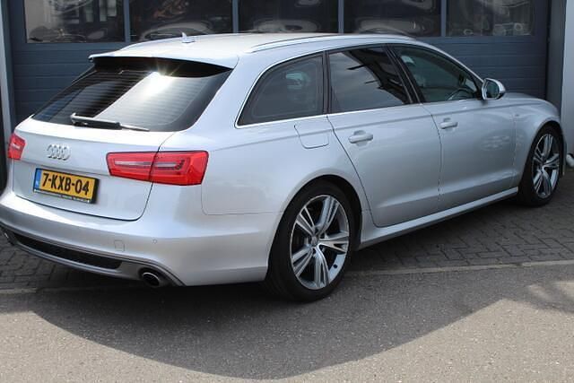 Occasion Audi A6 S-Line 179 PK (131 kW) 2014 Grijs, metallic lak Stationwagen