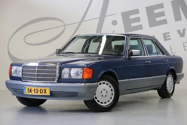 Blauw Gebruikt 1987 Mercedes S260 SE Sedan | € 16.950 - Afbeelding 1/4