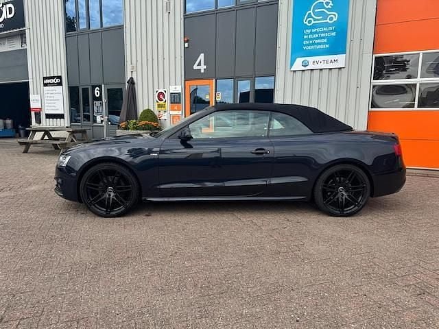 Occasion Audi A5 Cabriolet S-Line 211 PK (155 kW) 2013 Blauw Cabriolet