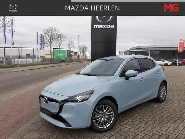Blauw Gebruikt 2024 Mazda 2 Exclusive-Line Hatchback | € 22.390 (Eerlijke prijs) - Afbeelding 1/4
